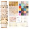 Clay Beads 8000 Pcs 2 Boxes Bracelet Making Kit - 24 Colors Polymer Clay Beads for Bracelet Making Set - Heishi Disc Beads for Jewelry Making kit with Charms and Gift Pack for Girls